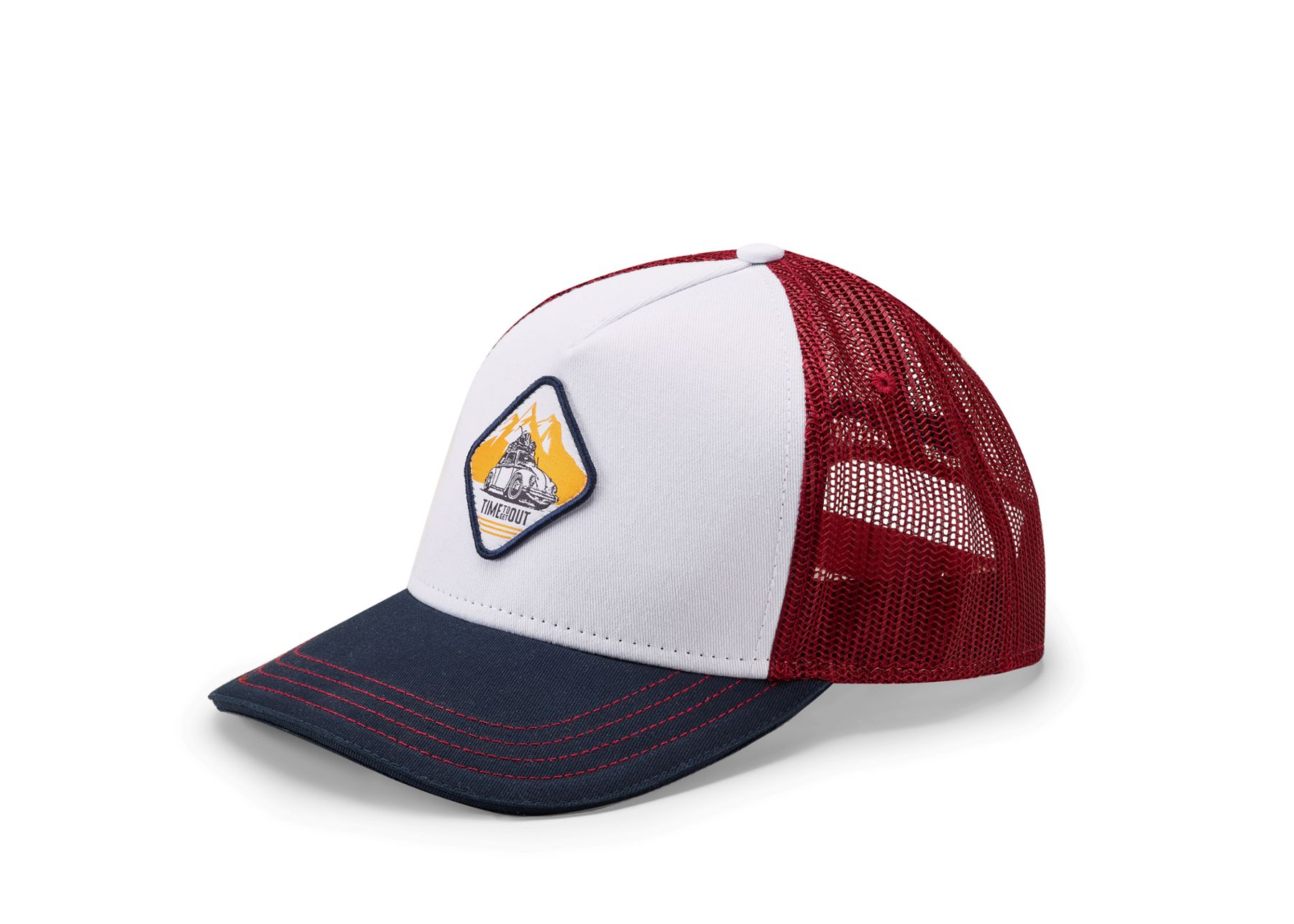 Volkswagen Cap, Heritage, Unisex, bordeaux/weiß