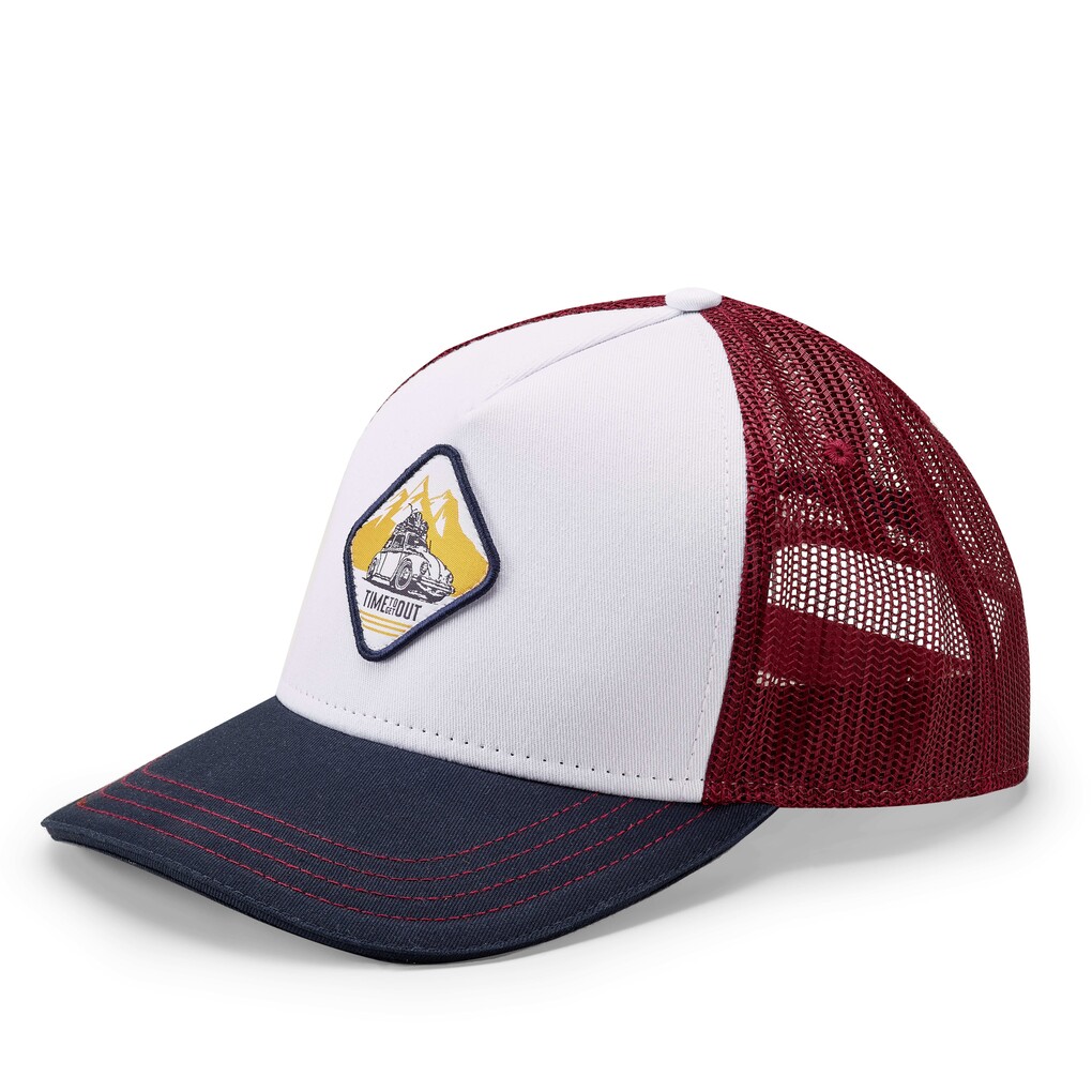 Volkswagen Cap, Heritage, Unisex, bordeaux/weiß