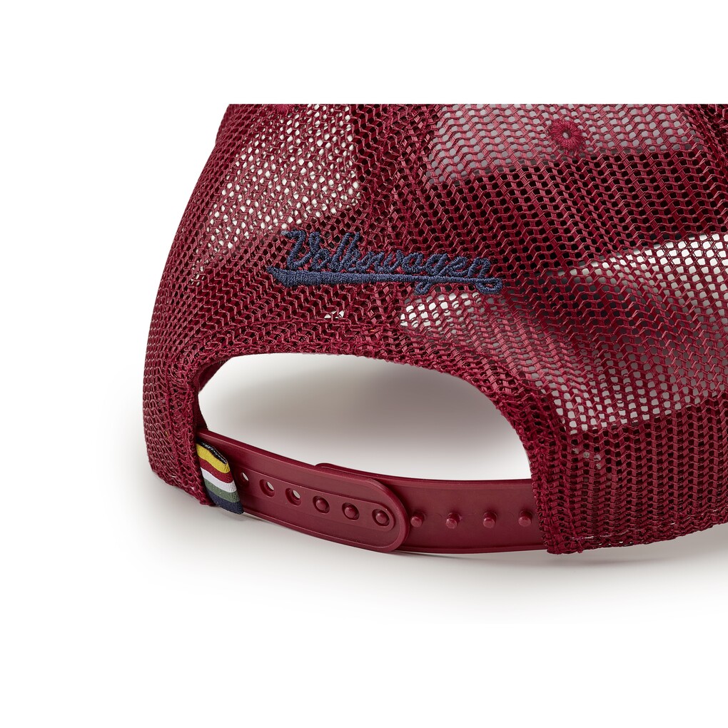 Volkswagen Cap, Heritage, Unisex, bordeaux/weiß