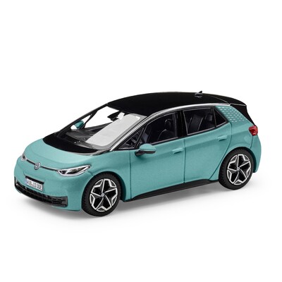 Volkswagen Modellauto, ID.3, 1:43, makena/türkis-metallic