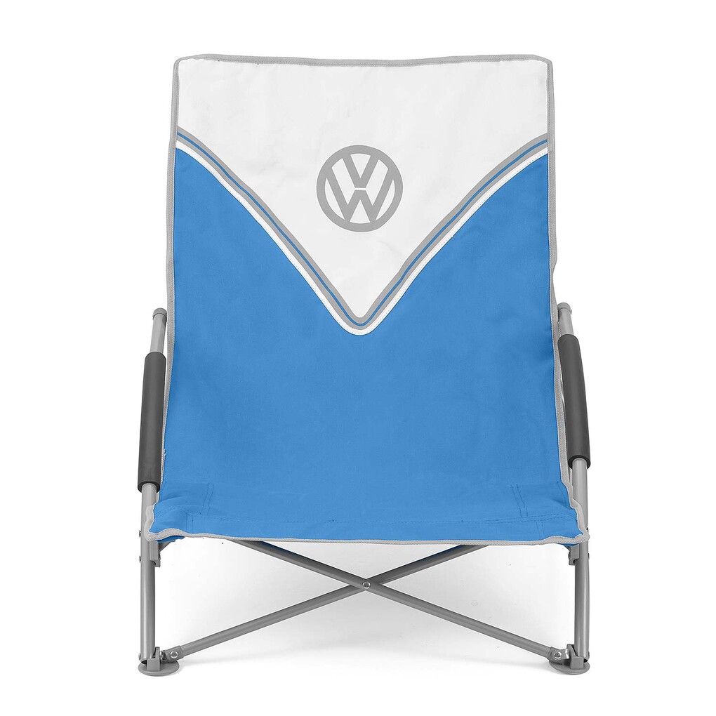 Volkswagen T1 Bus faltbarer Strandstuhl mit Tragetasche - Blau 
