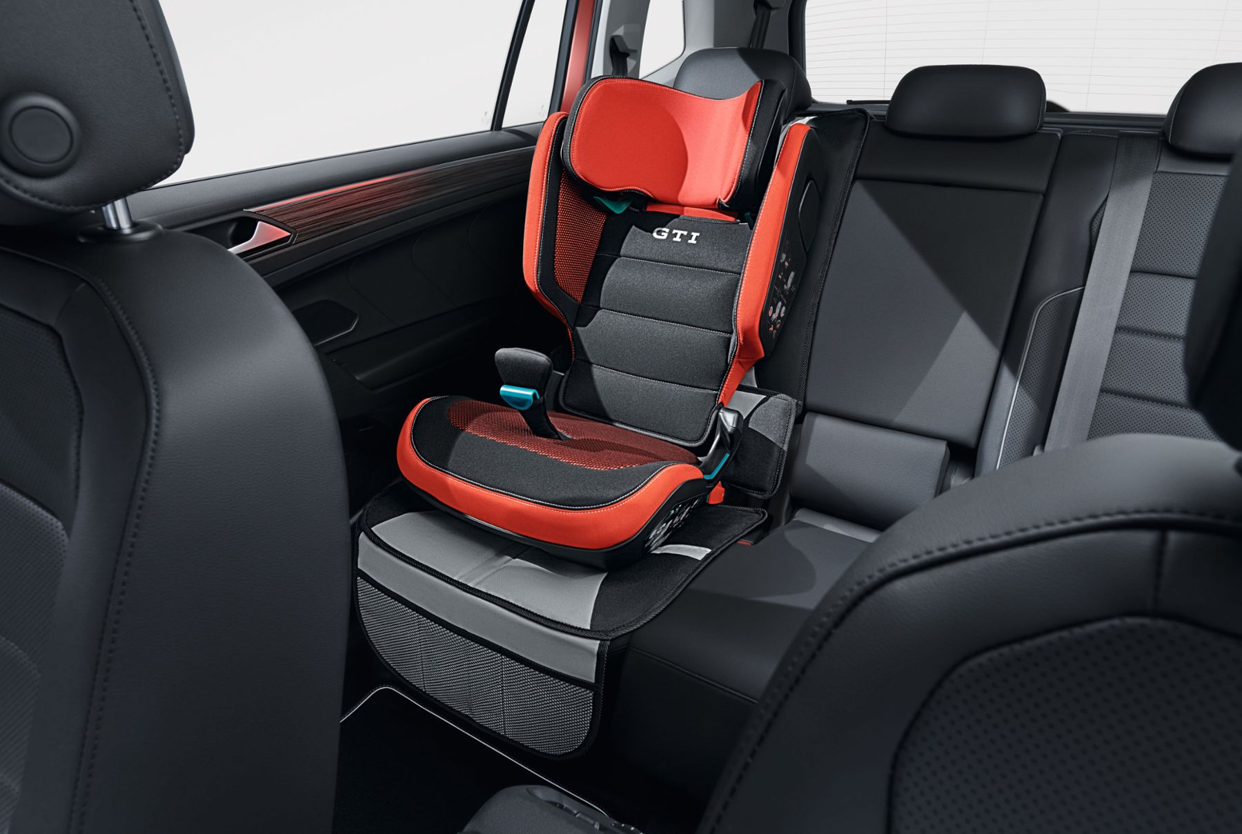 Volkswagen Original i-SIZE Kindersitz, GTI Kidfix, Kinder 3 1/2-12 Jahre/100-150cm,nach Norm R129