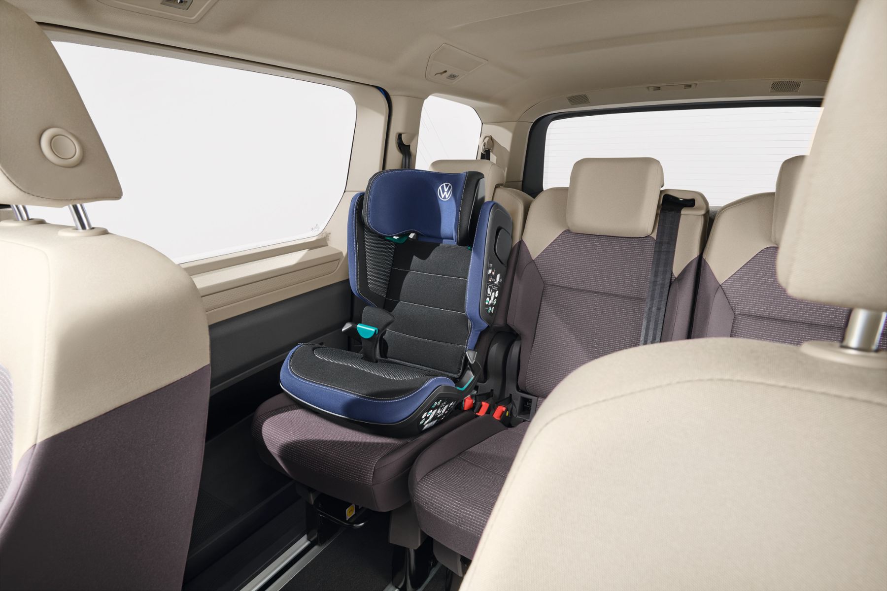 Volkswagen Original i-SIZE Kindersitz, Kidfix, Kinder 3 1/2 - 12 Jahre/100-150cm, nach Norm R129