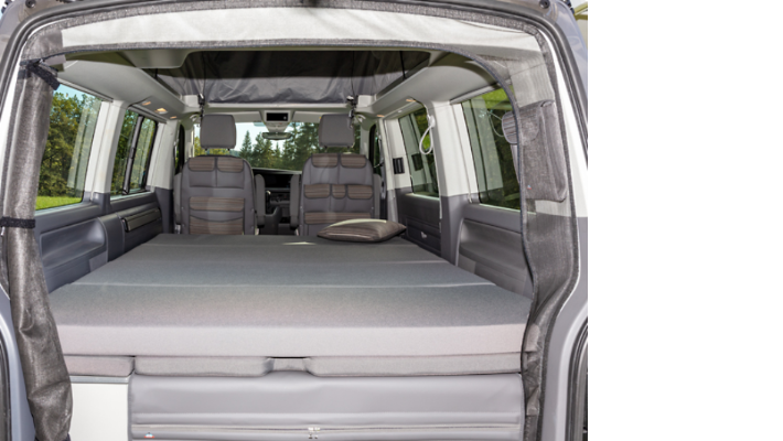 BRANDRUP® iXTEND® Faltbett für T6.1 Multivan und California Beach