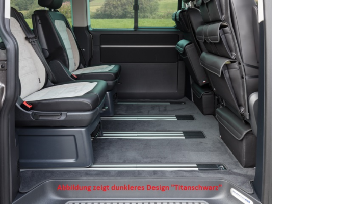 BRANDRUP® Veloursteppich Fahrgastraum für T6.1 Multivan und California Beach