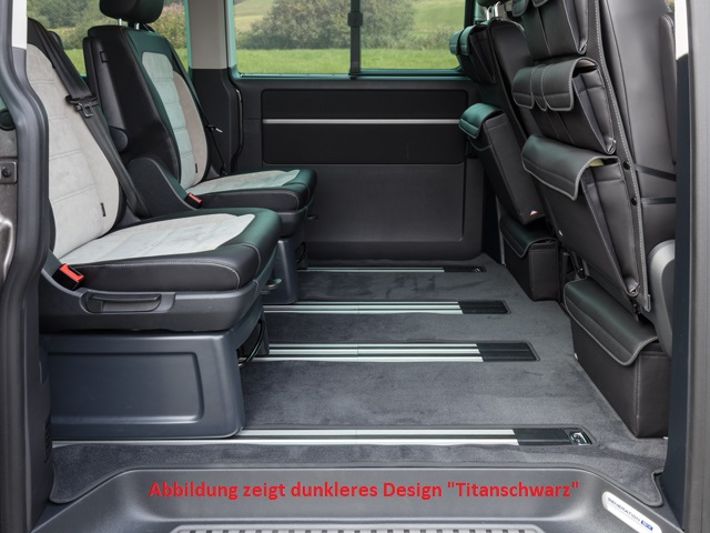 BRANDRUP® Veloursteppich Fahrgastraum für T6.1 Multivan und California Beach