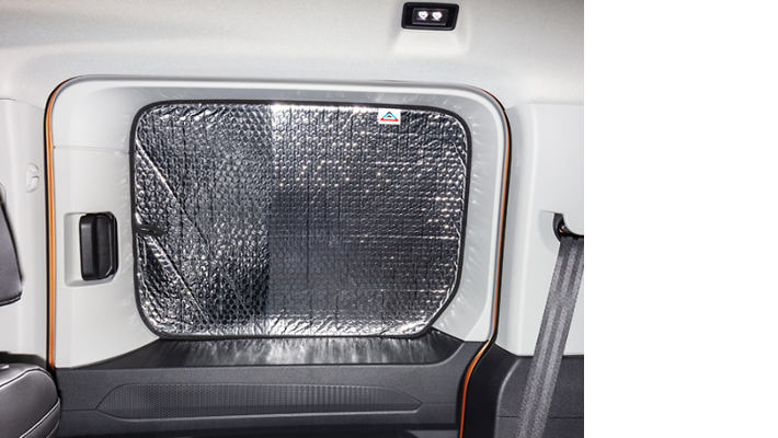 BRANDRUP® ISOLITE® Inside Seitenfenster starr in Schiebetür rechts für Caddy 5