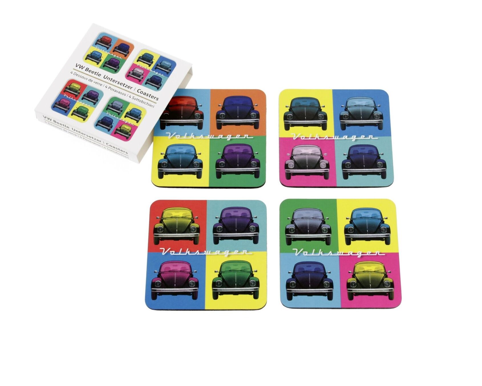 Volkswagen Käfer Untersetzer 4er Set