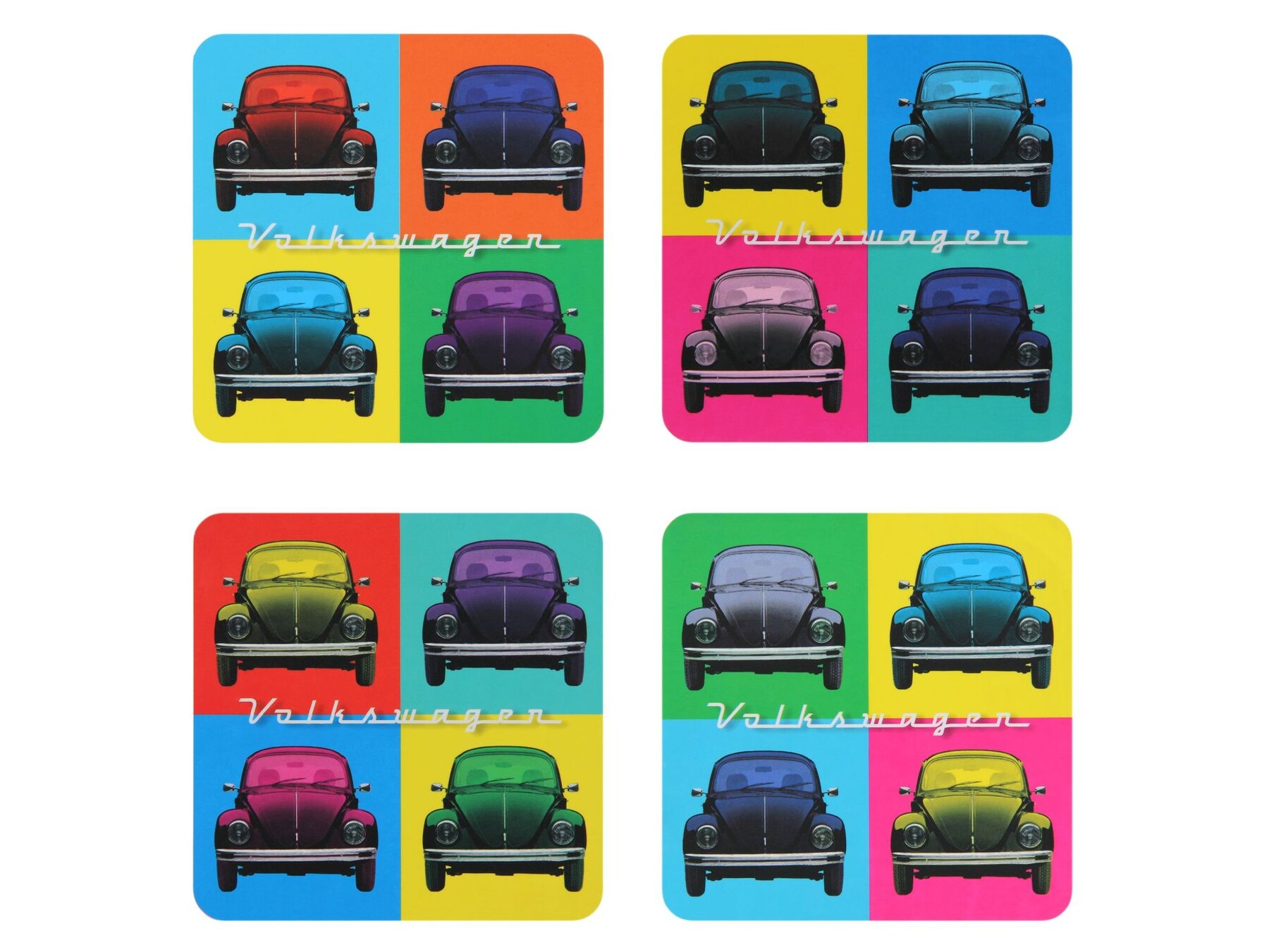 Volkswagen Käfer Untersetzer 4er Set