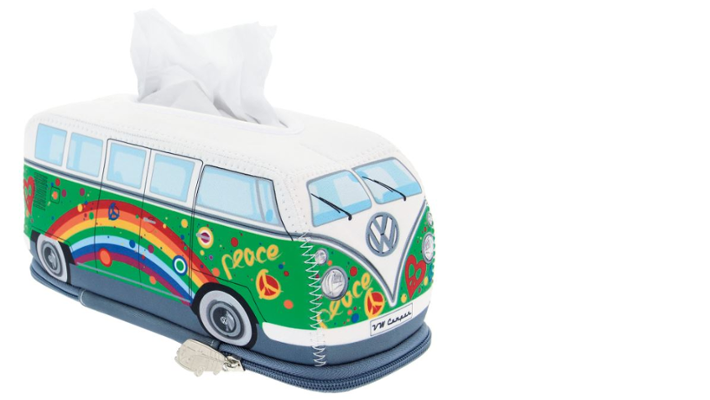 Volkswagen T1 Bus Kosmetiktuchspender 'Peace'