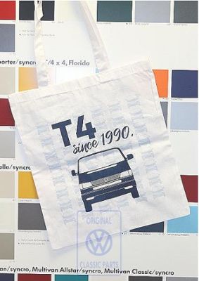 Volkswagen Classic Parts Baumwolltasche T4 "since 1990"