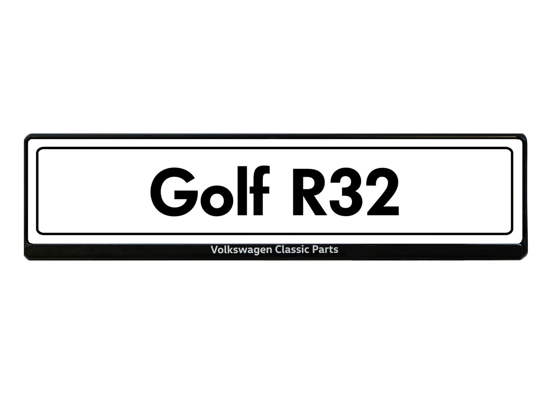 Volkswagen Classic Parts Showkennzeichen Golf R32