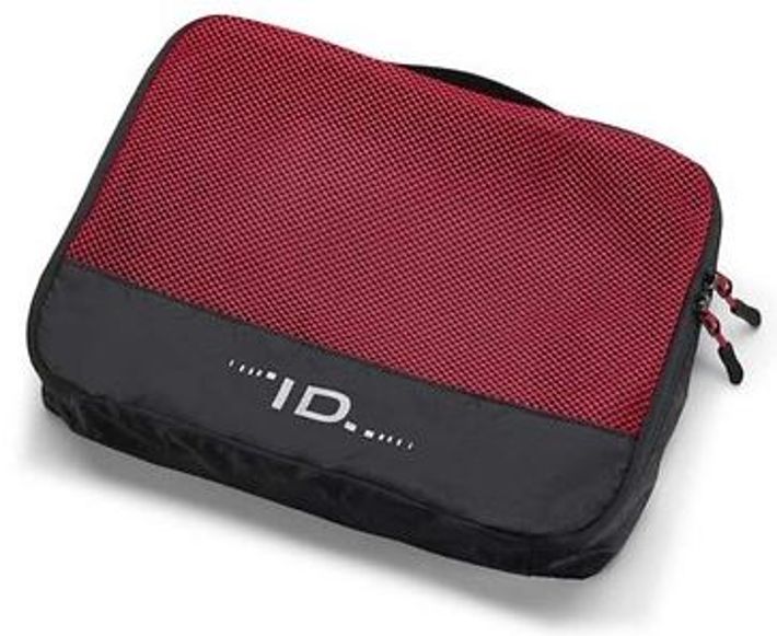 Volkswagen Packtasche für Textilien mit ID.Logo, Rot/Schwarz