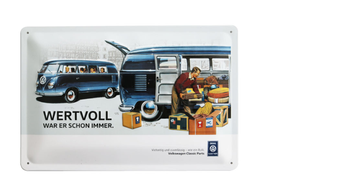Volkswagen Classic Parts T1 Bulli Blechschild