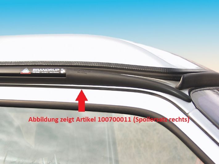 BRANDRUP® TOP-RAIL® Spoiler-Satz links für T4