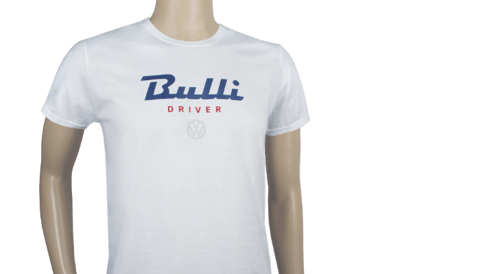 Volkswagen Bus T-Shirt Unisex - Bulli Driver, Weiß