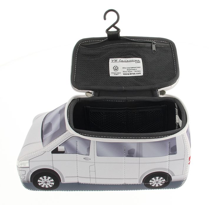 Volkswagen T5 Bus 3D Neopren Universaltasche, Silber