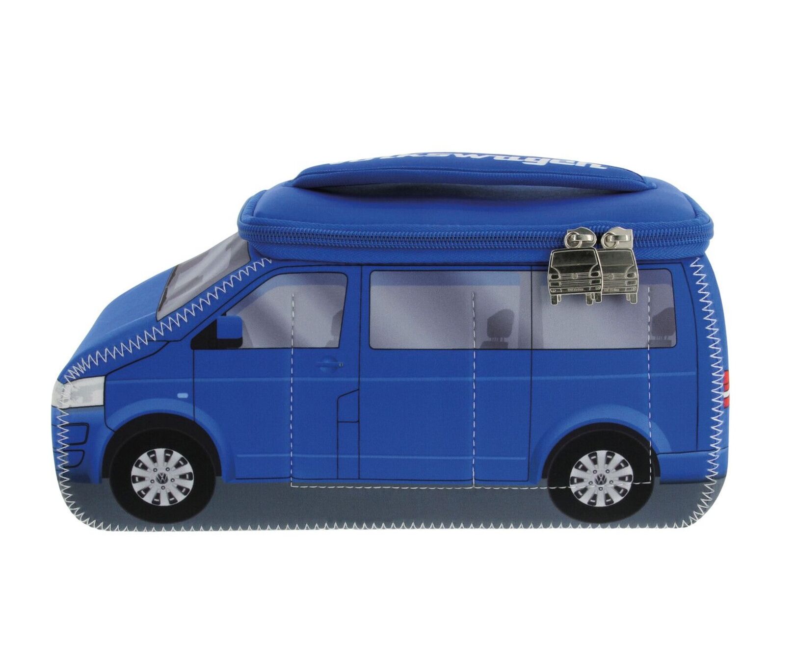 Volkswagen T5 Bus 3D Neopren Universaltasche, Blau