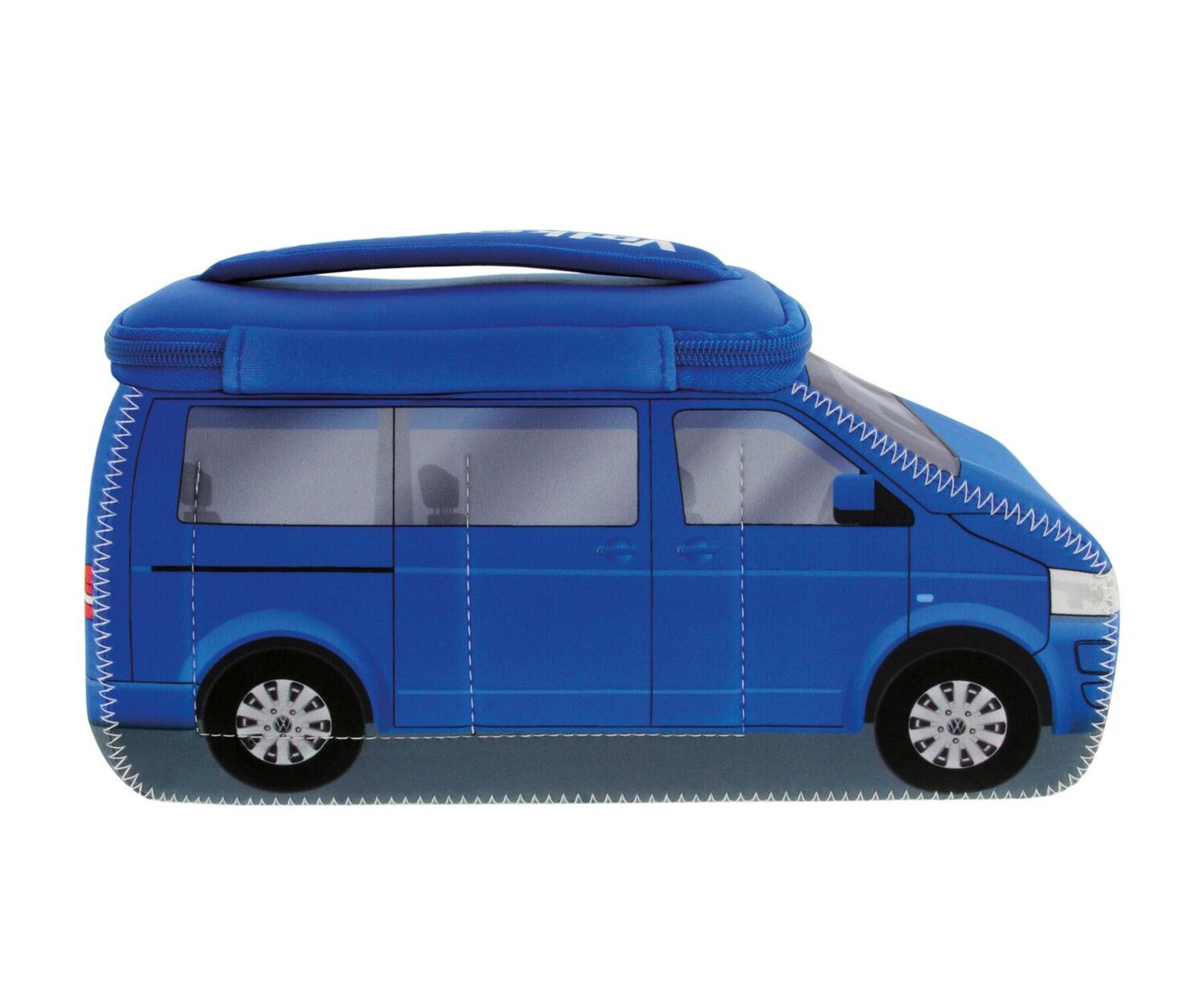 Volkswagen T5 Bus 3D Neopren Universaltasche, Blau