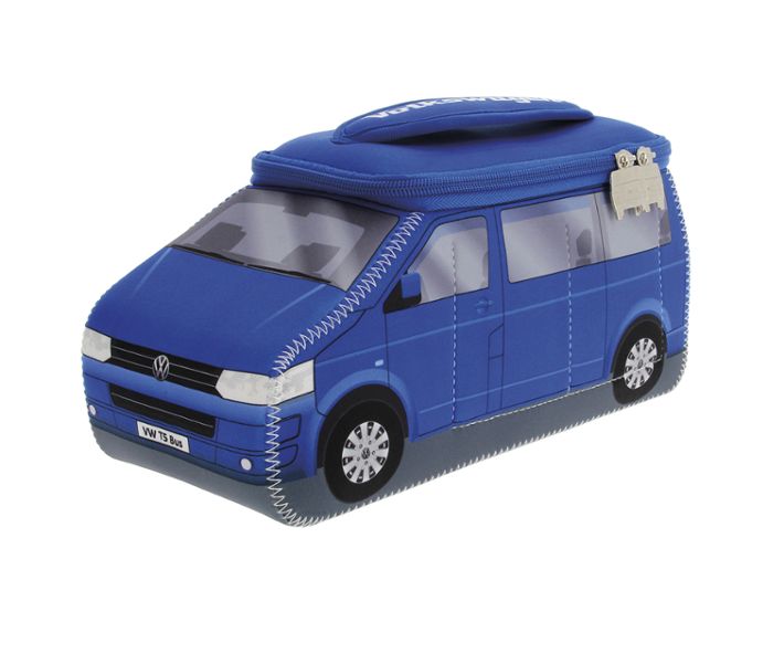 Volkswagen T5 Bus 3D Neopren Universaltasche, Blau