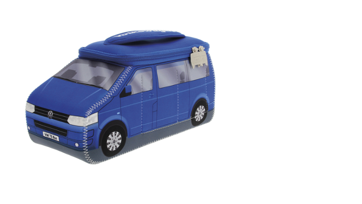 Volkswagen T5 Bus 3D Neopren Universaltasche, Blau