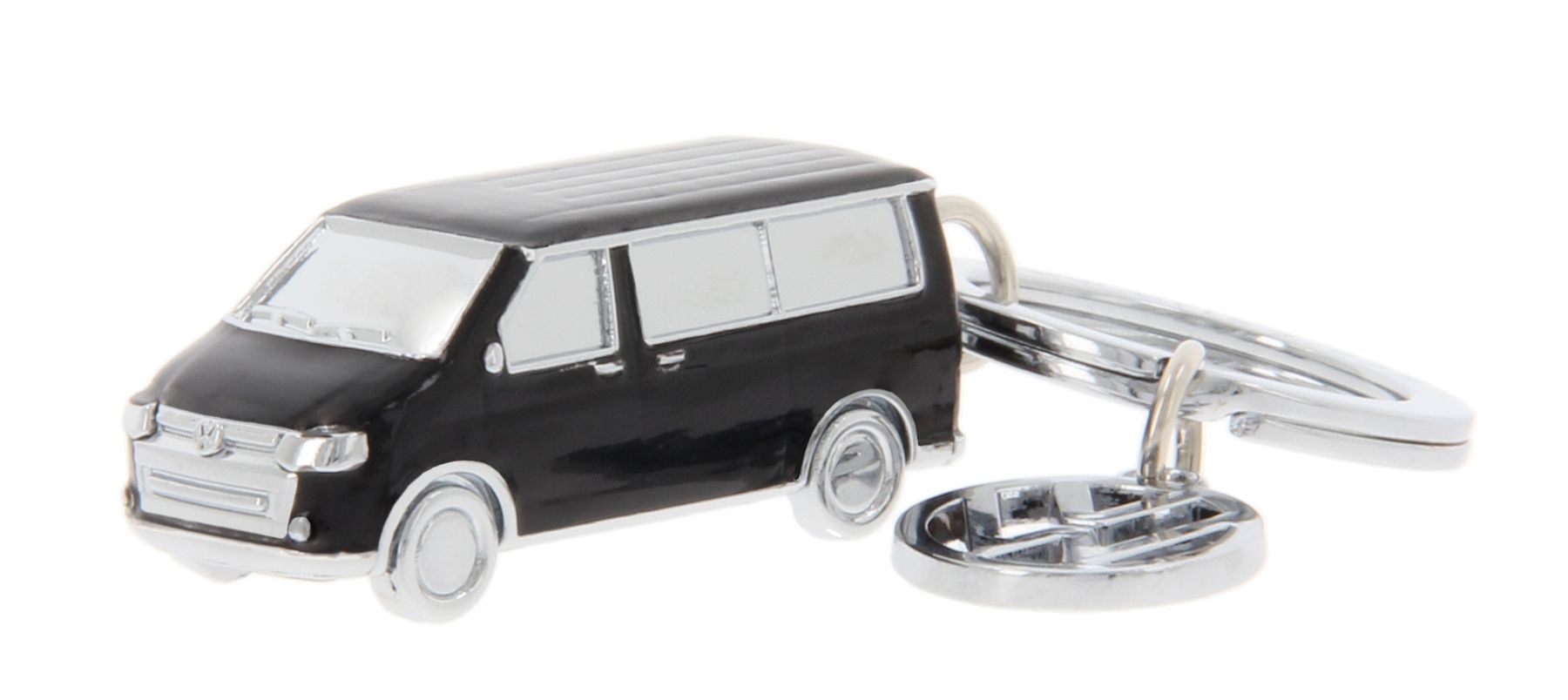 Volkswagen T5 Bus 3D Schlüsselanhänger, Schwarz