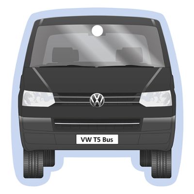 Volkswagen T5 Bus Lufterfrischer - Energy/Schwarz