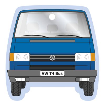 Volkswagen T4 Bus Lufterfrischer - Fresh/Blau