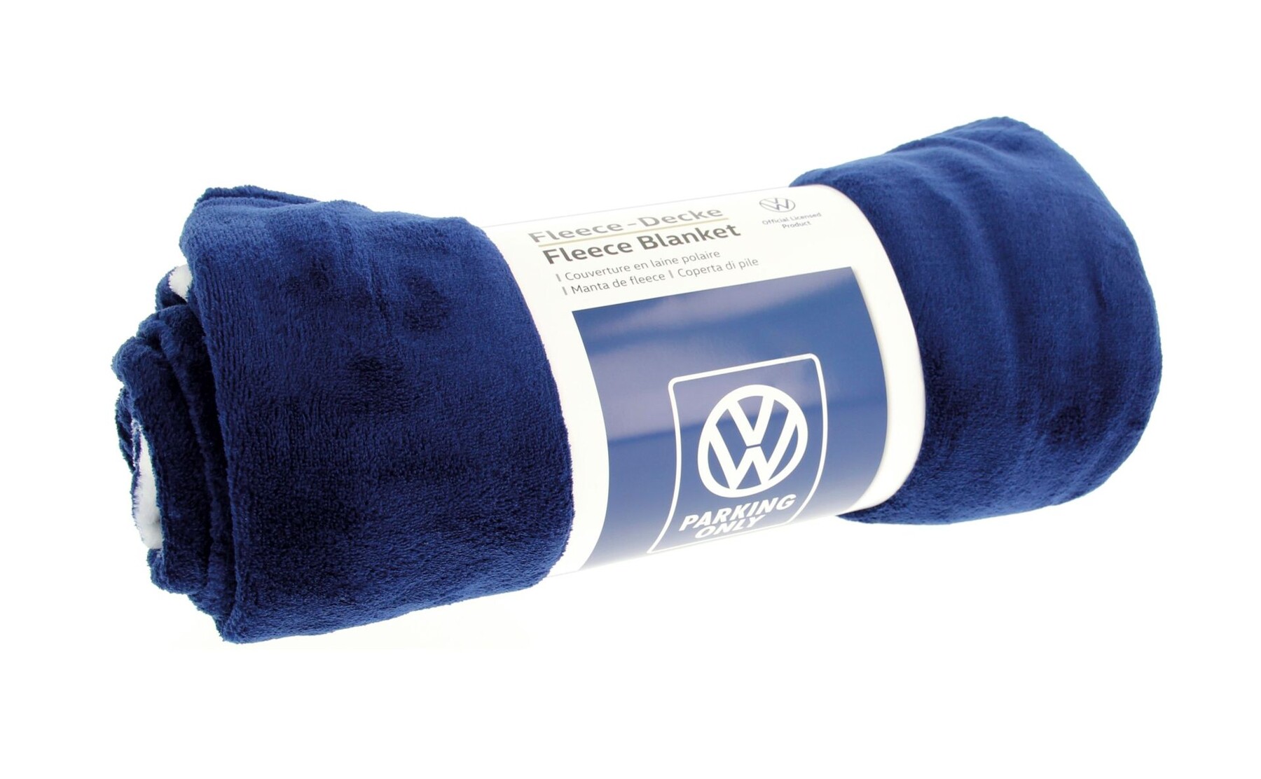 Volkswagen Fleecedecke 150x200cm - Parking Only/Blau