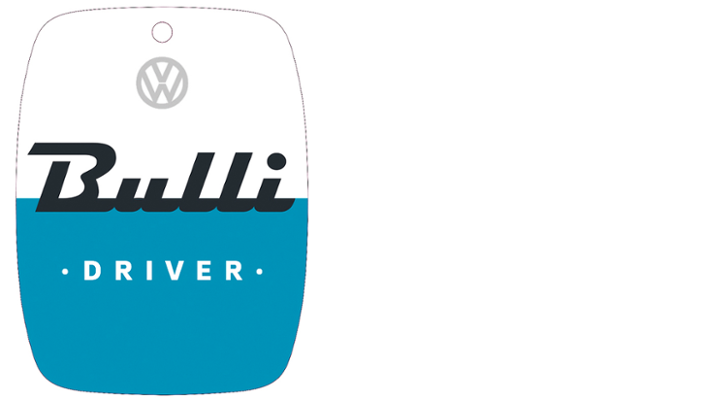 Volkswagen Bus Lufterfrischer - Fresh/Bulli Driver/Blau