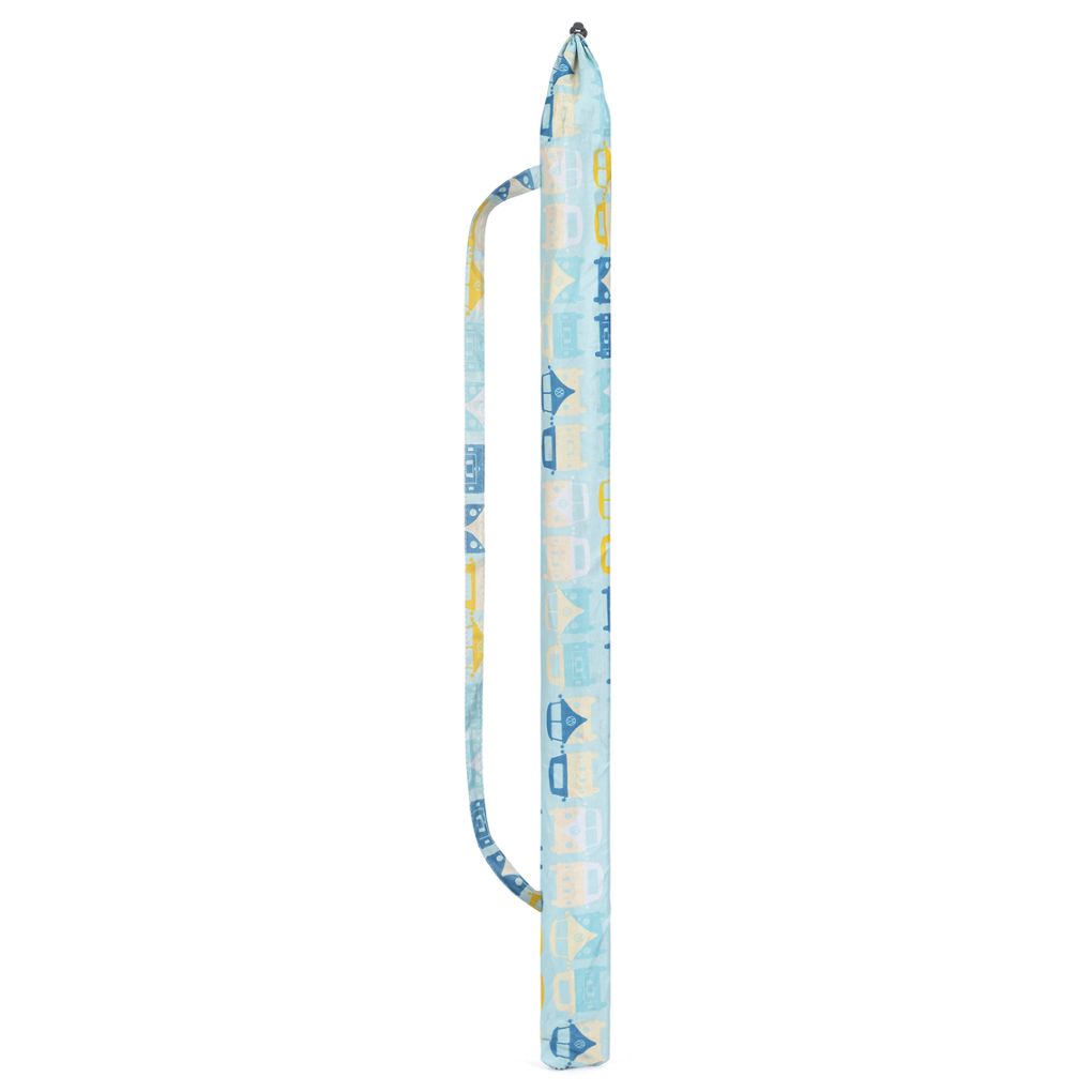 Volkswagen T1 Bus Strand Sonnenschirm, blau, ∅ 160 cm