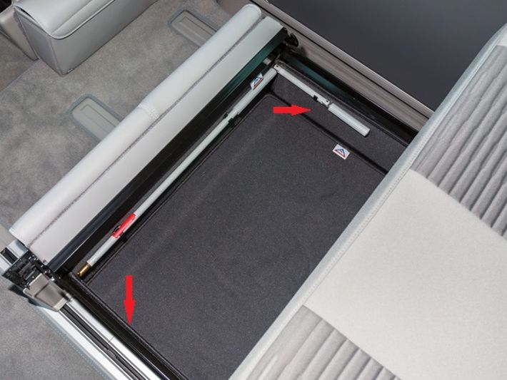 BRANDRUP® Geräuschdämm-Set für Bettkasten-Schublade, 4-teilig für T5/T6/T6.1