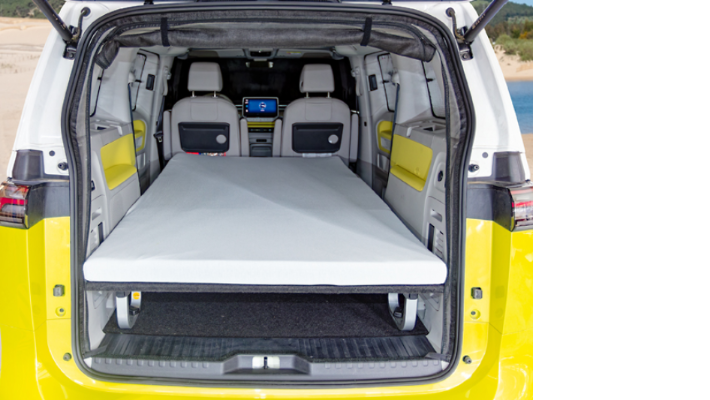 BRANDRUP® Spannbettlaken für iXTEND® Faltbett, Design "Single Jersey", VW ID.Buzz