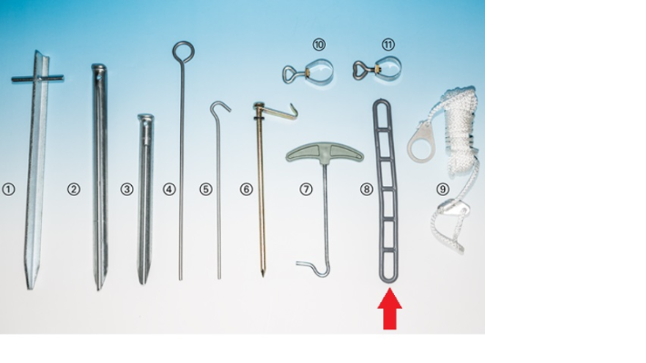 BRANDRUP® Leiterabspanner zum Verlängern, 24 cm, 5 Stück
