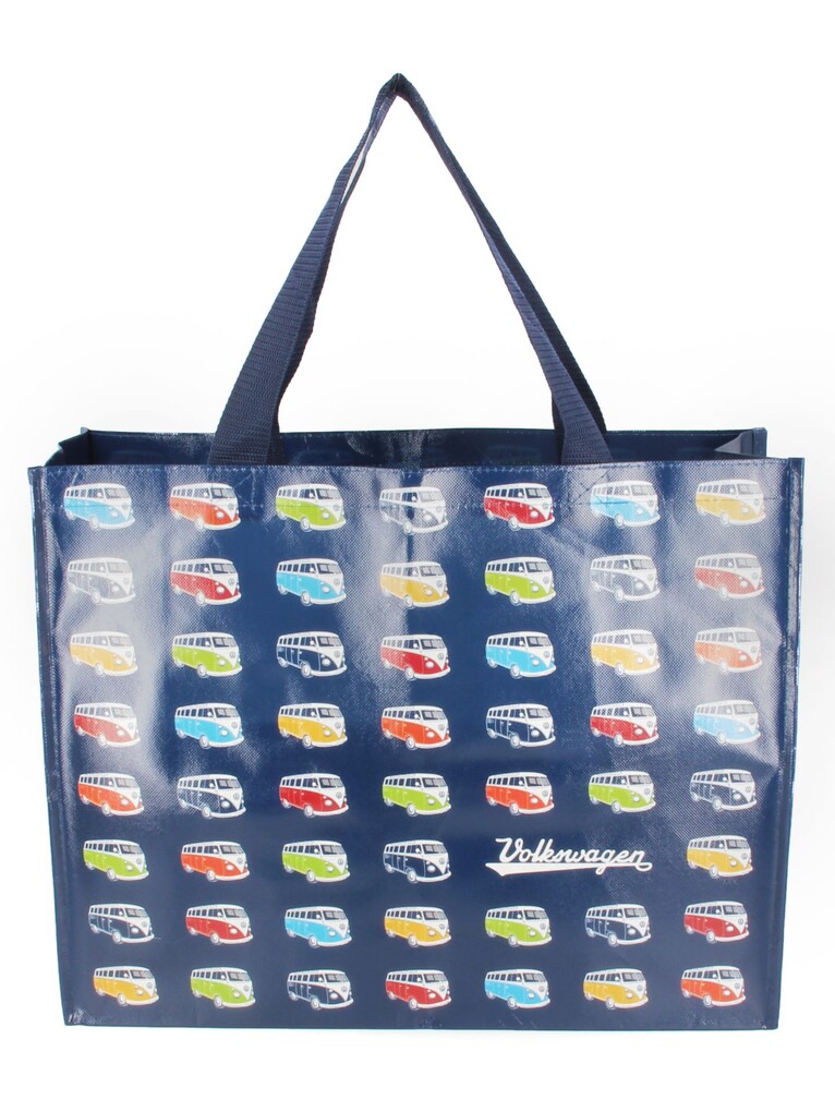 Volkswagen T1 Bus Shopper Bag - Bulliparade Blau
