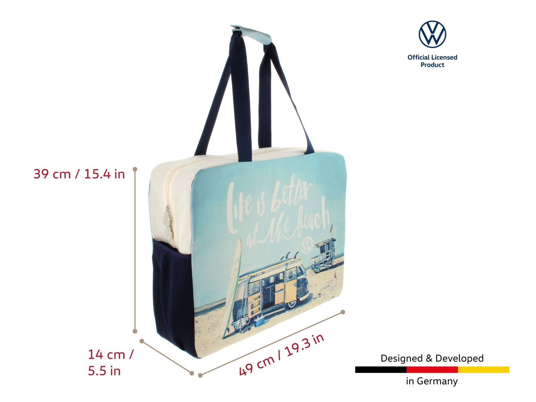 Volkswagen T1 Bus Strandtasche - VINTAGE BEACH