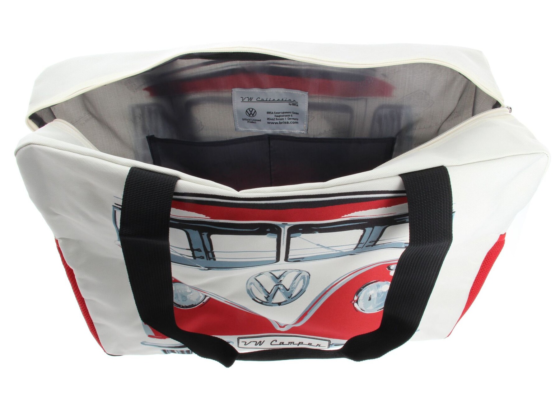 Volkswagen T1 Bus Strandtasche - Front & Heck/Rot