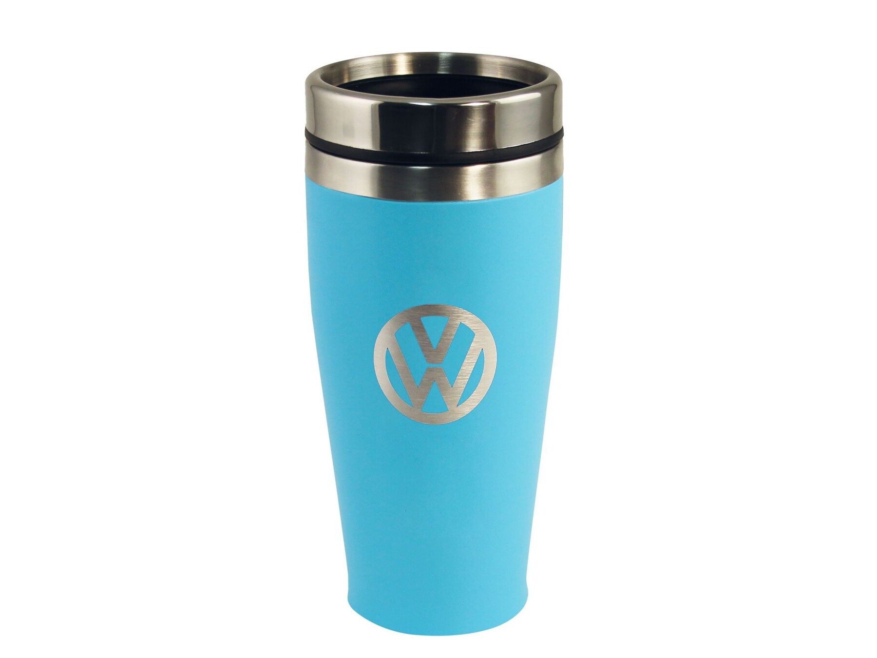 Volkswagen Edelstahl Thermo-Becher, Doppelwandig, 450ml – Türkis