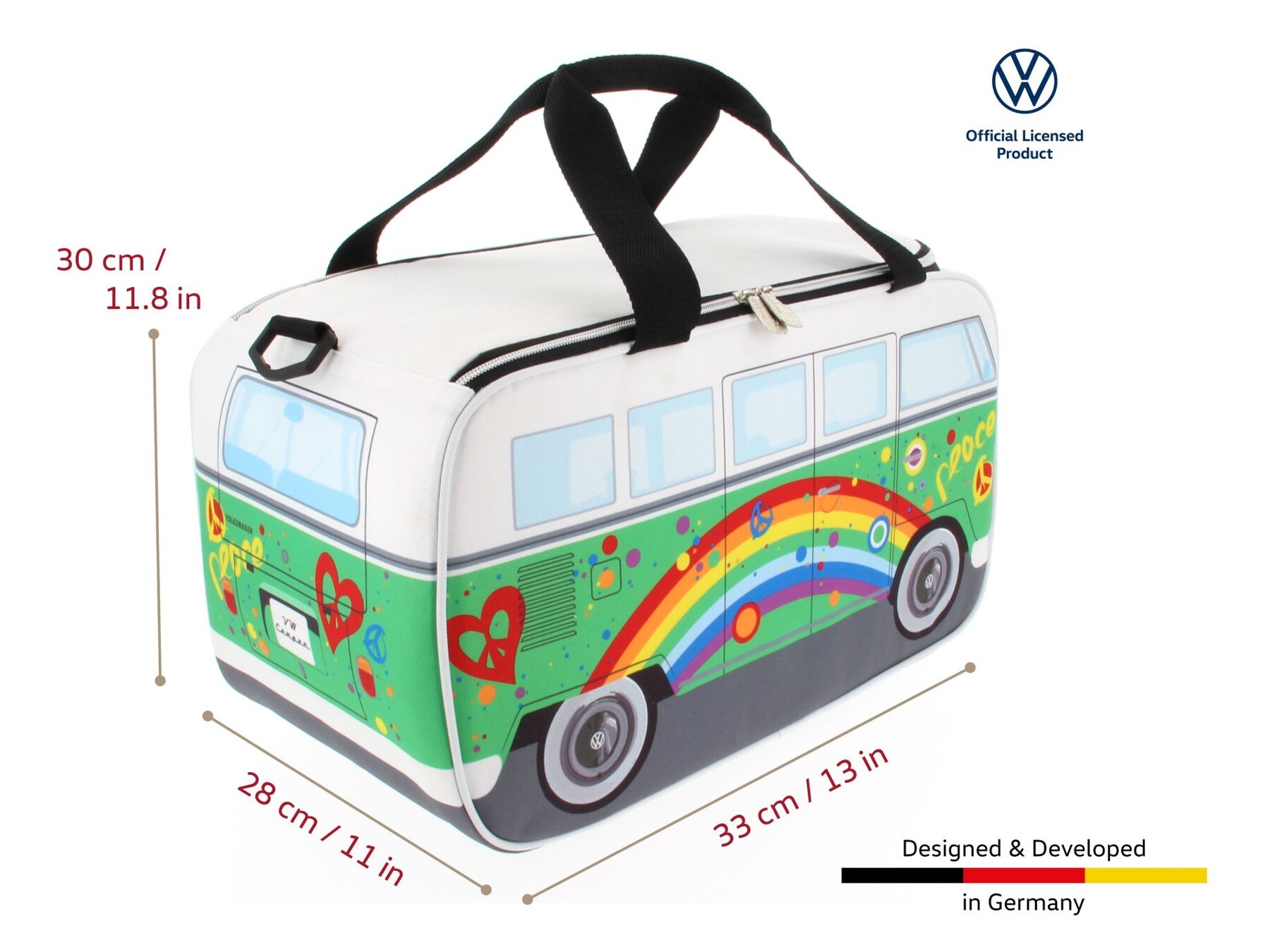 Volkswagen T1 Bus Kühltasche (25 Liter) - PEACE