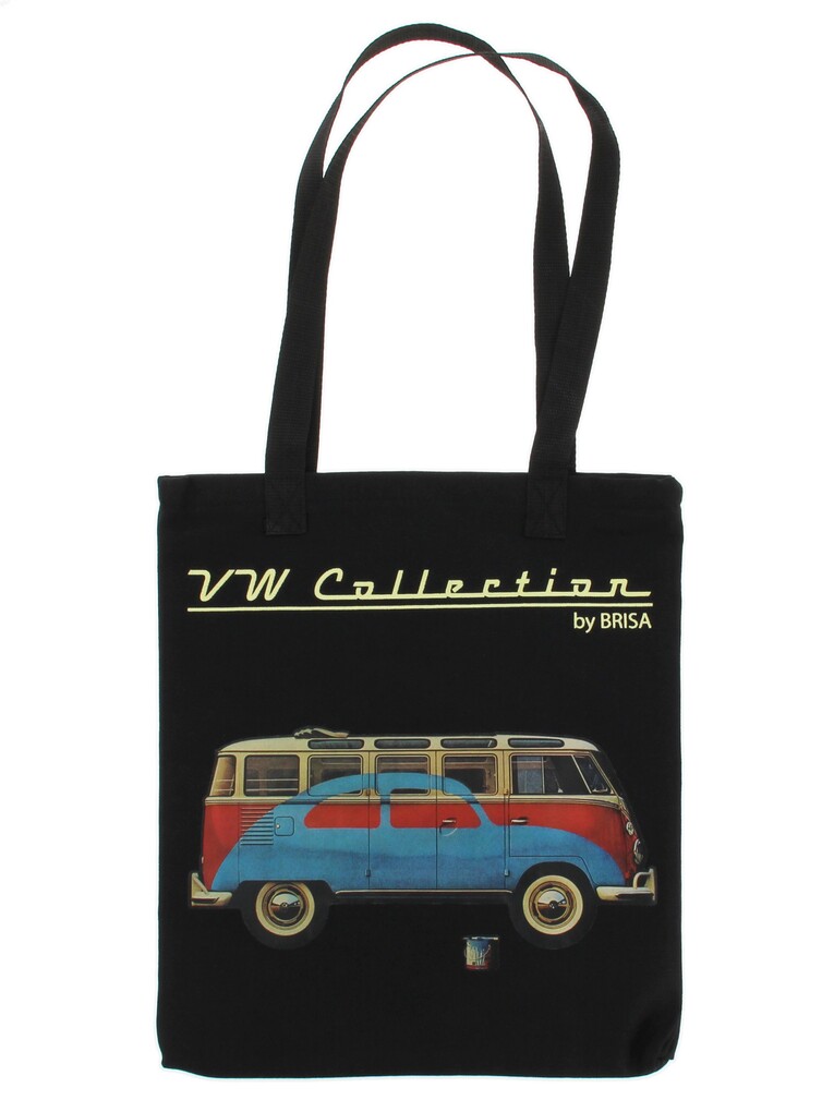 Volkswagen T1 Bus Werbetasche - Schwarz