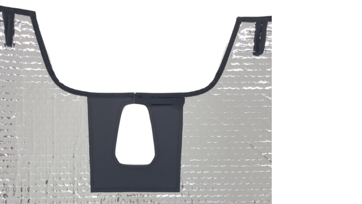 BRANDRUP® ISOLITE® Inside Fahrerhausfenster, 3-teilig, VW Grand California 680 tropfenförmig