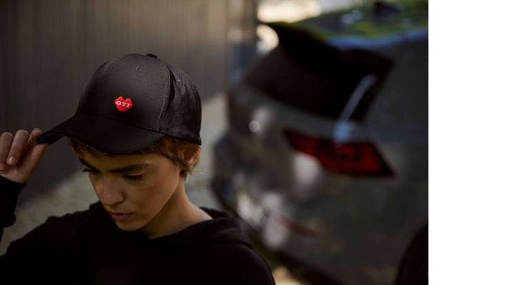 Volkswagen GTI Cap, unisex, schwarz - Herz