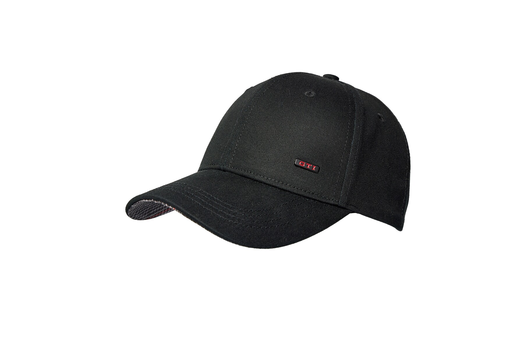 Volkswagen Cap schwarz, Unisex GTI Kollektion – roter Button