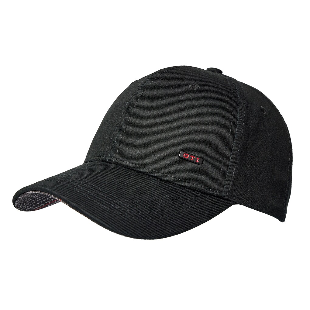 Volkswagen Cap schwarz, Unisex GTI Kollektion – roter Button