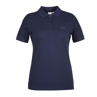 Volkswagen Polo-Shirt VW Logo, Damen, Dunkelblau