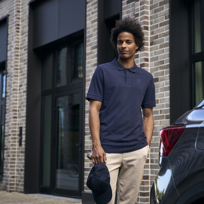 Volkswagen Polo-Shirt VW Logo, Herren, Dunkelblau