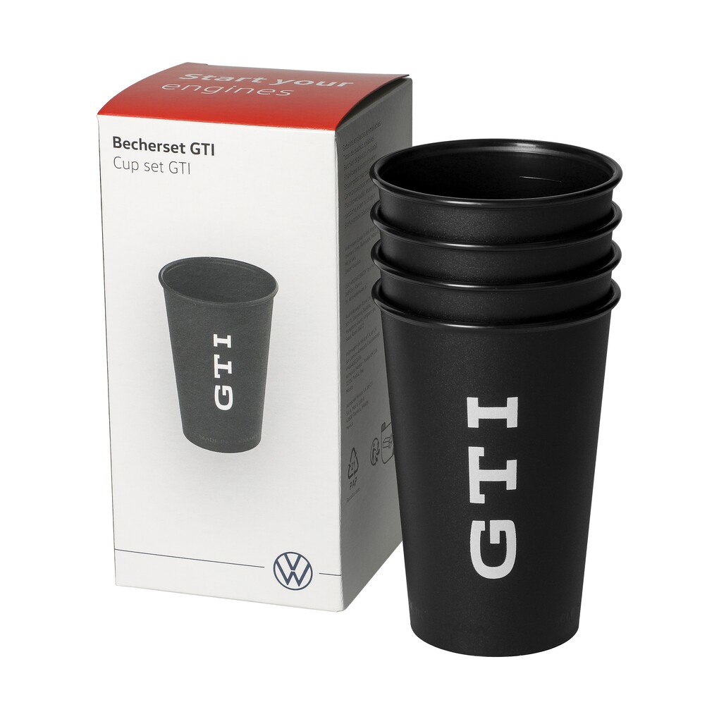 Volkswagen GTI Becherset 4-Stück