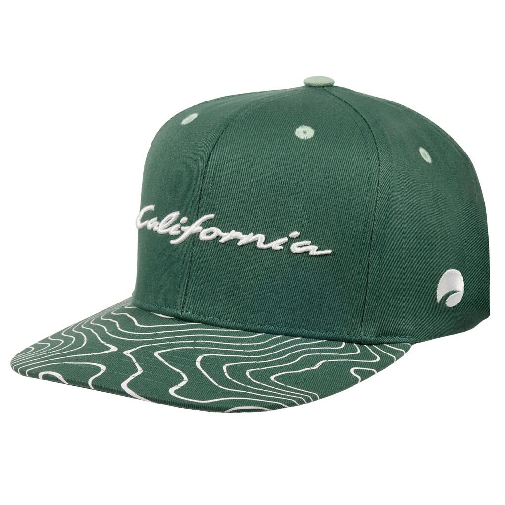 Volswagen California Snapback Cap Topo Grün