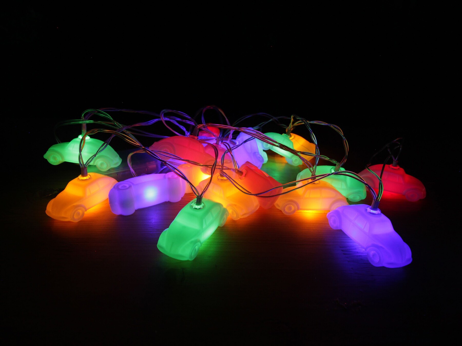 Volkswagen Beetle 3D LichterketteI 3m, 20 x LED, BUNT