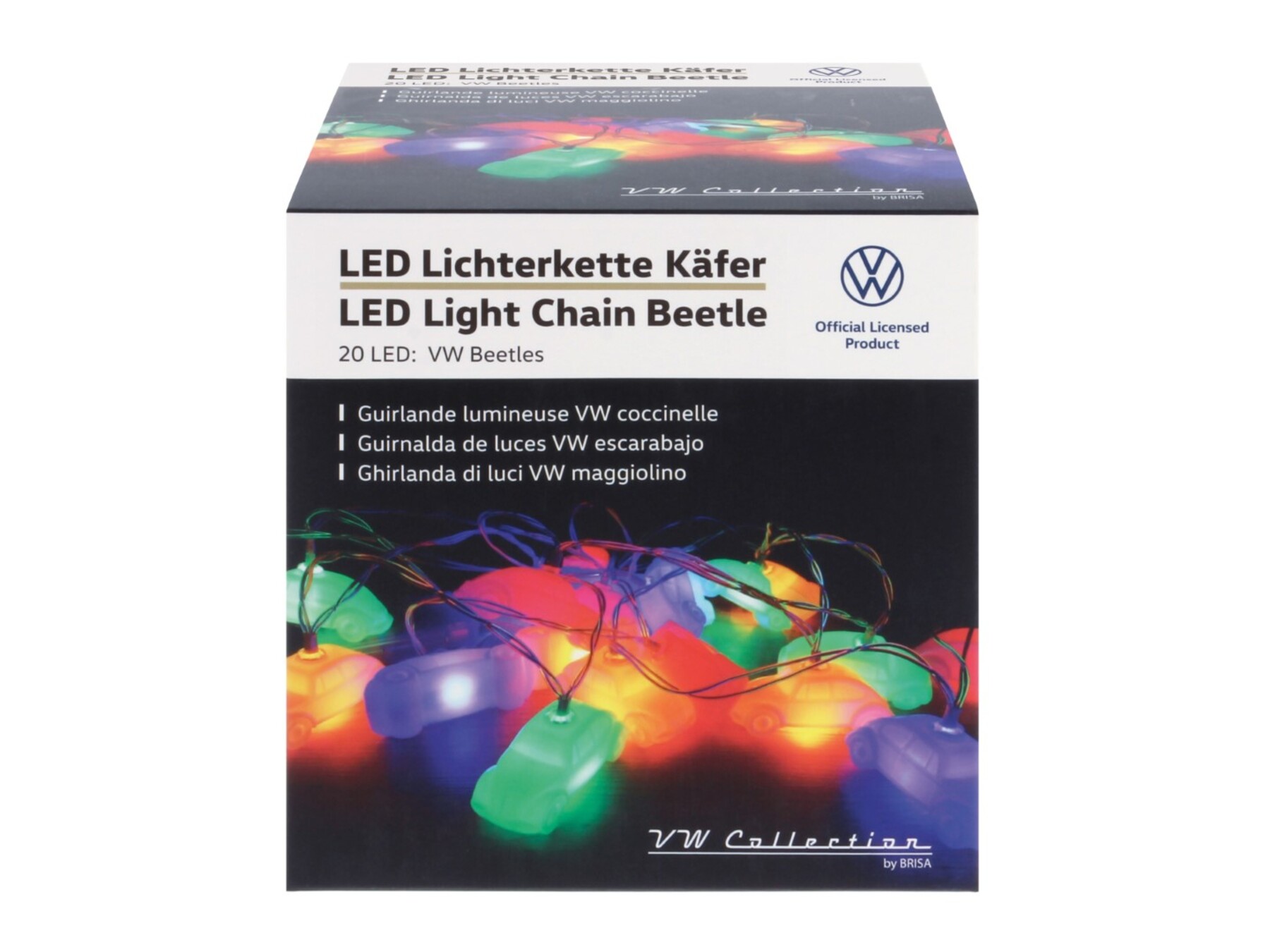 Volkswagen Beetle 3D LichterketteI 3m, 20 x LED, BUNT